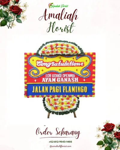 Bunga Papan Congratulation di Kebojongan